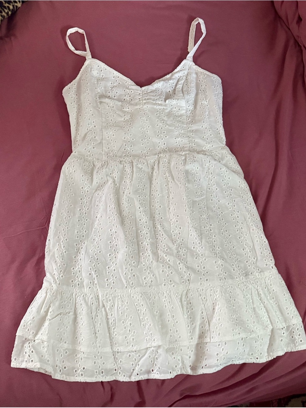 S Hollister White Eyelet Sundress